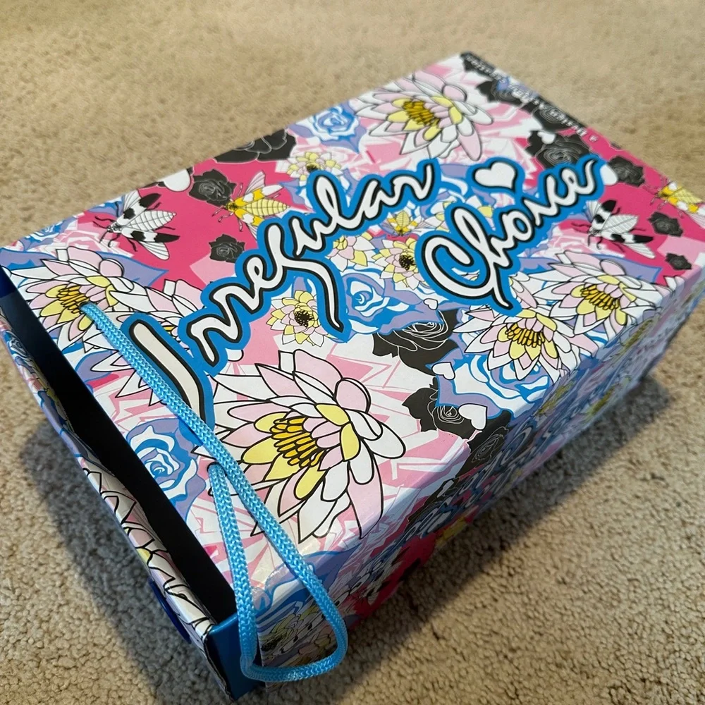 Irregular Choice Yellow and Teal Heels with Bow - Picture 9 of 11